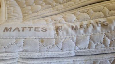 EA Mattes correction Half Pad CLEARANCE - quilted show jump cut - Medium