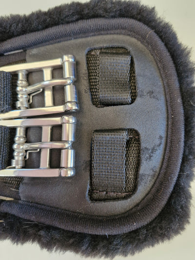 EA Mattes CLEARANCE Special Short Pony girth - Slimline leather base - 50cm - slightly used