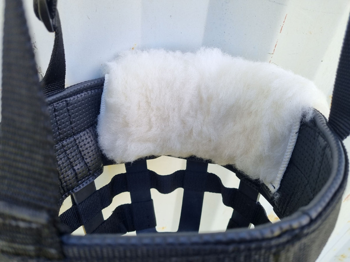 Best Friend grazing muzzle sheepskin nose liners - for deluxe  muzzle CLEARANCE