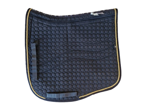 EA Mattes CLEARANCE Eurofit dressage saddle pad with correction pockets - slightly used