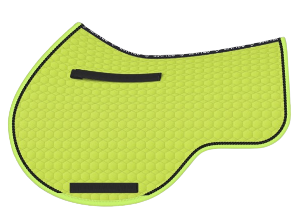 EA Mattes in Australia - Eurofit showjump saddle pad/cloth - apple green with black piping