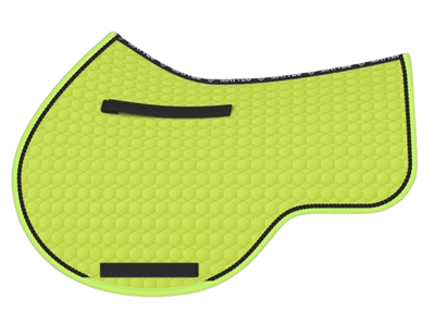 EA Mattes in Australia - Eurofit showjump saddle pad/cloth - apple green with black piping