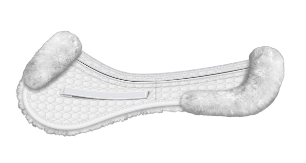 EA Mattes CLEARANCE correction half pad with marks - sheepskin show jump cut - Small