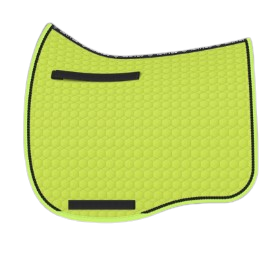 EA Mattes Eurofit dressage saddle pad/cloth - apple green with black piping