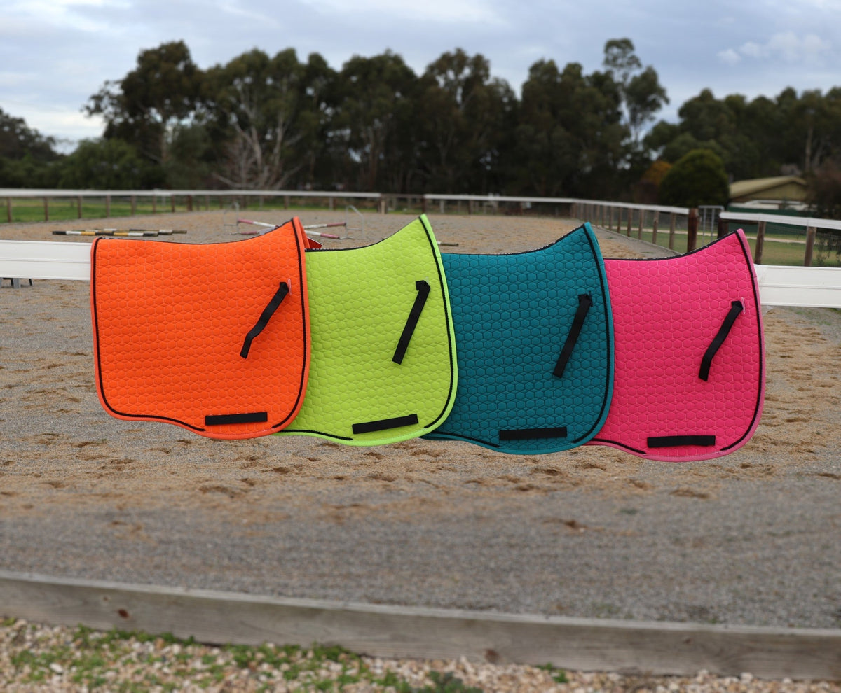 EA Mattes in Australia - Eurofit dressage saddle pad/cloth - bright colours
