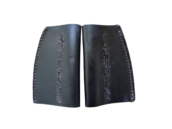 Erreplus mono dressage stirrup leathers buckle cover/guard - dark brown