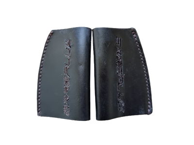 Erreplus mono dressage stirrup leathers buckle cover/guard - dark brown