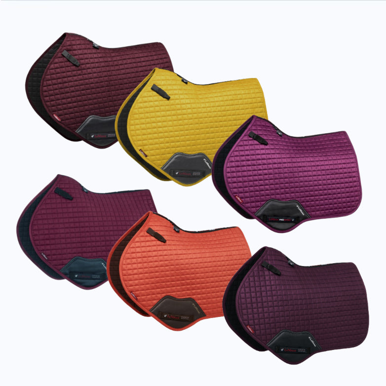 LeMieux ProSport close contact CLEARANCE suede jump saddle pads