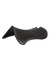 Acavallo shaped non slip gel pad with rear riser, black