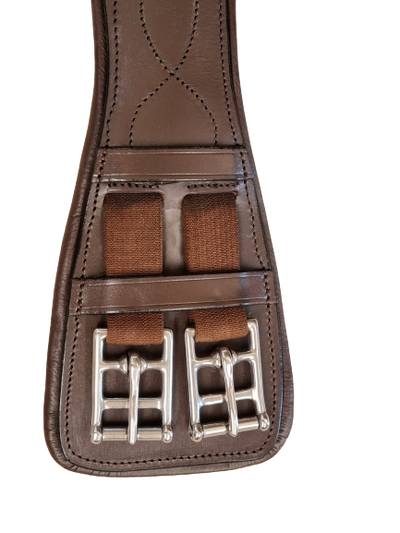 Cavaletti 18" brown leather dressage girth  CLEARANCE