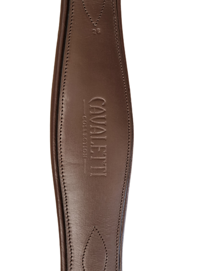 Cavaletti 18" brown leather dressage girth  CLEARANCE
