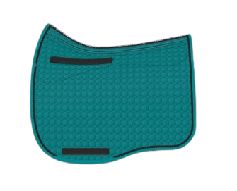 EA Mattes in Australia - Eurofit dressage correction saddle pad/cloth with pockets and shims - petrol teak with black piping