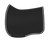 EA Mattes Eurofit dressage saddle pad/cloth - black with silver piping