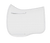 EA Mattes Eurofit dressage saddle pad/cloth - white with white piping