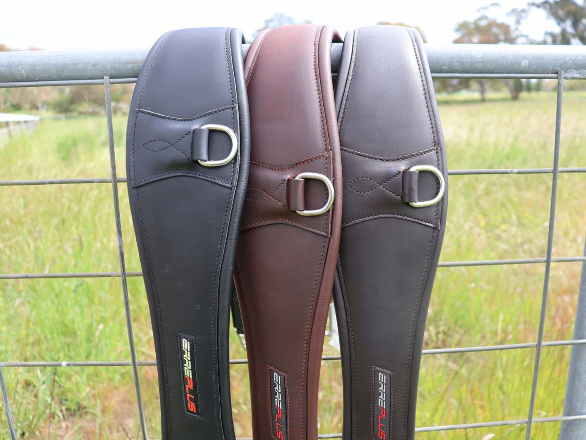 Erreplus classic leather jumping girths