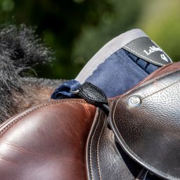 LeMieux D Ring extender on saddle