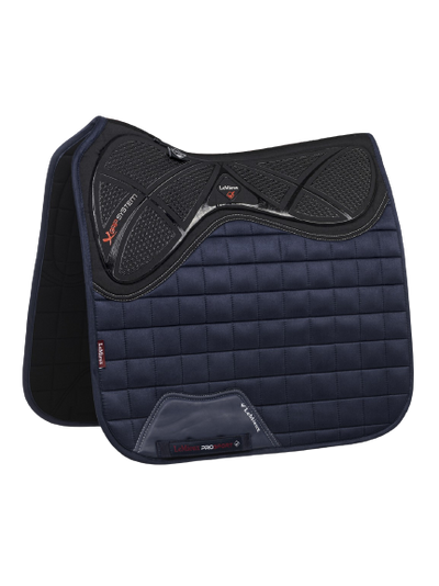 LeMieux Xgrip silicone single sided dressage saddle pad - navy