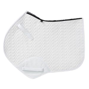 Ovation Europa high wither close contact jumping saddle pad/cloth - white