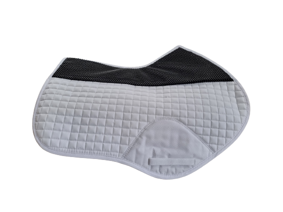 Ovation Europa high wither close contact jumping saddle pad/cloth with Coolmax grip for nonslip