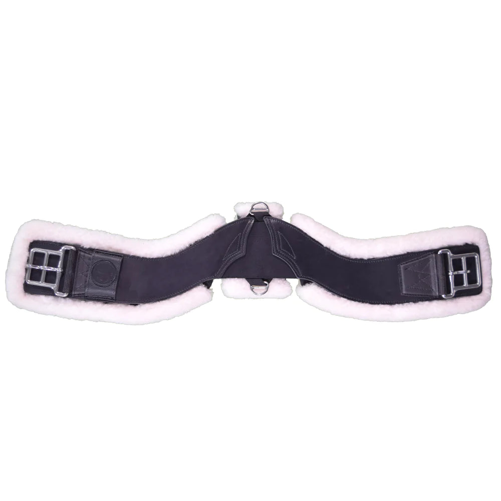 Total Saddle Fit Stretchtec western girth - cinch - black with fleece liner
